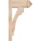 Ekena Millwork Merced Arts & Crafts Smooth Outlooker, Douglas Fir, 5 1/2"W x 12"D x 20"H OUT06X12X20MRC03SDF - alternate 3